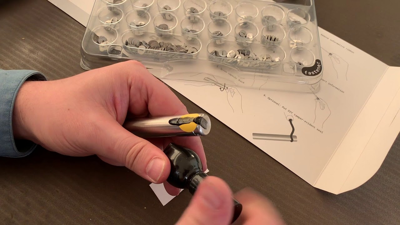 DIY Tamper-evident Seal and ID for the Capsule