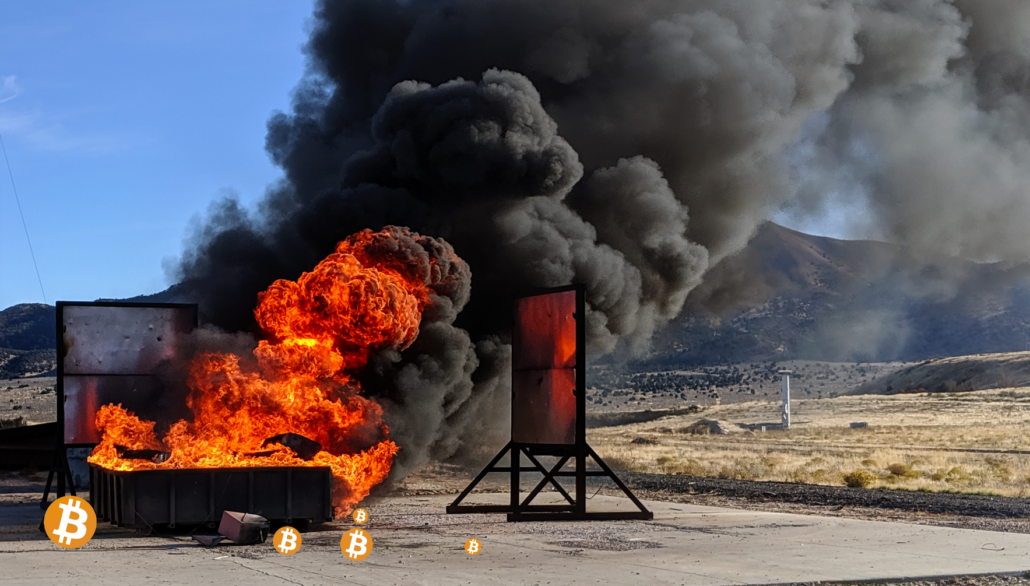 Cryptosteel Capsule Heat Test Jet Fuel Fire