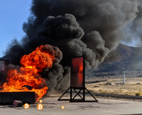 Cryptosteel Capsule Heat Test Jet Fuel Fire
