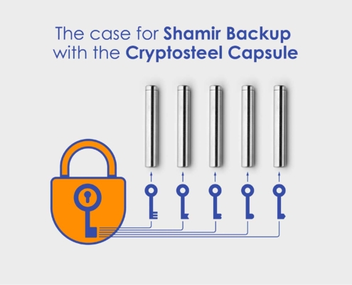 SPLITTING THE SECRET. The case for Shamir Backup with the Cryptosteel Capsule