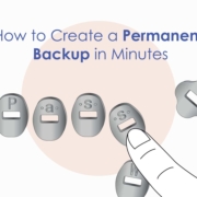 How to Create a Permanent Backup in Minutes