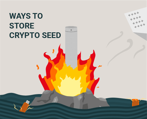 Ways to store crypto seed