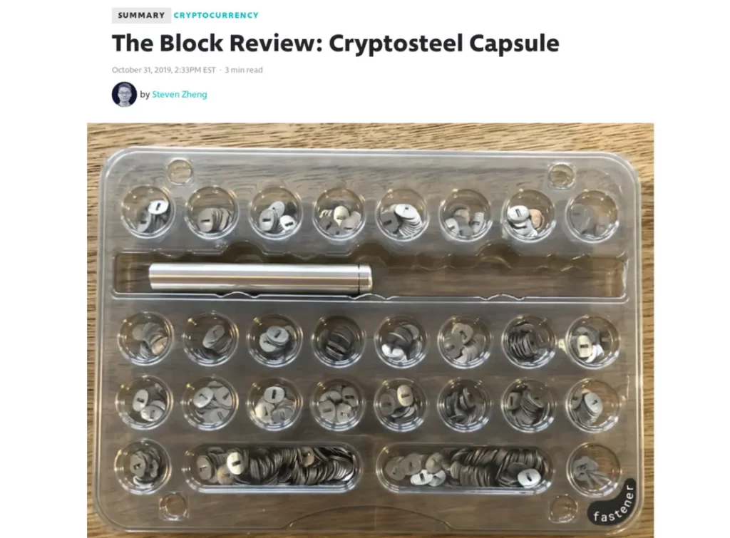 capsule review theblockcypto