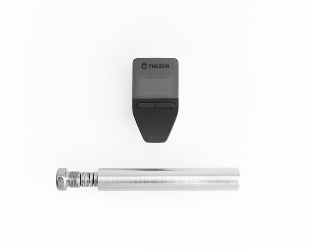 Trezor Safe 3 Hardware Wallet with Cryptosteel Capsule