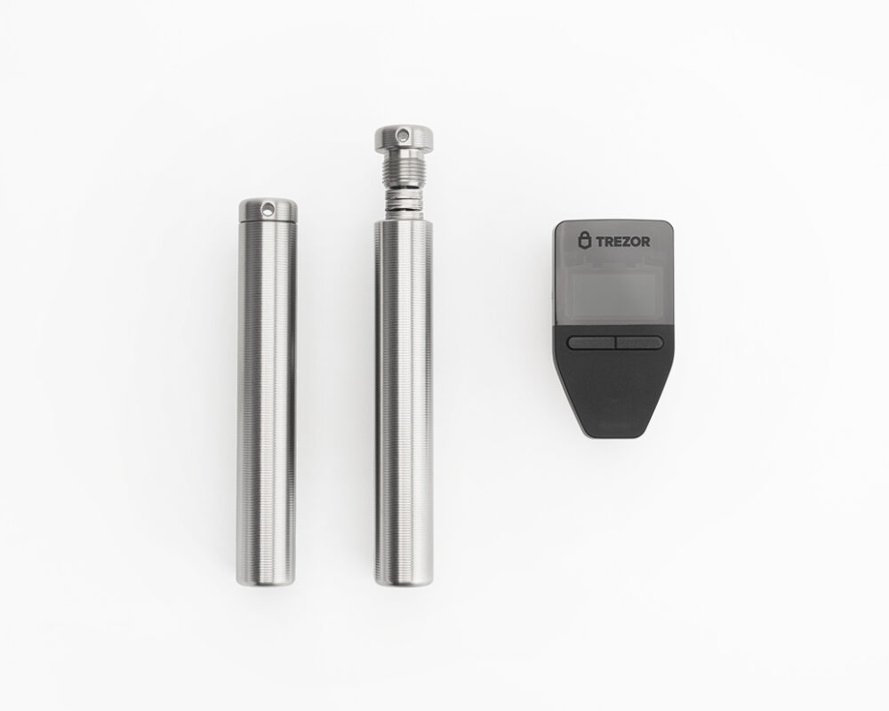 Trezor Safe 3 Wallet with Cryptosteel Capsule Duo
