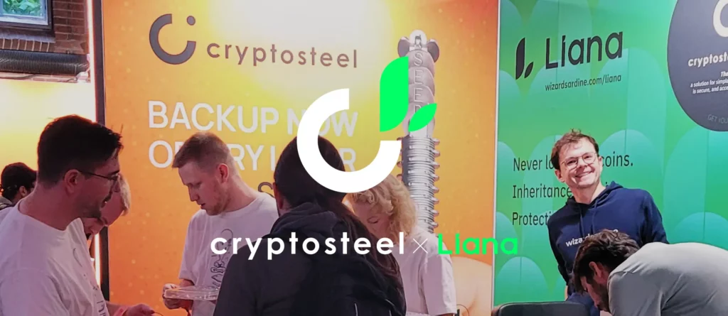 Cryptosteel and Liana at Bitcoin Amsterdam Conference