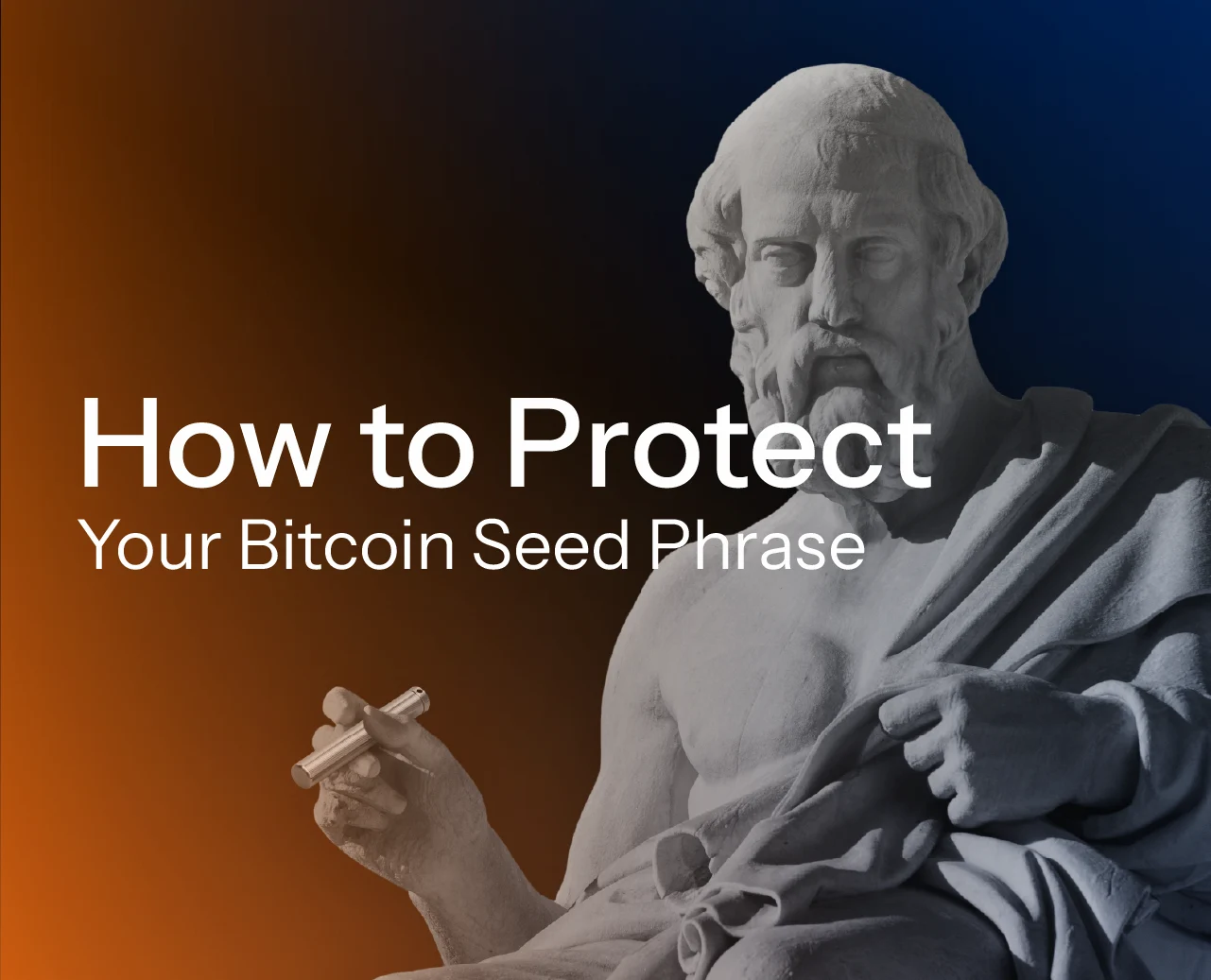 how to protect your bitcoin seed phrase