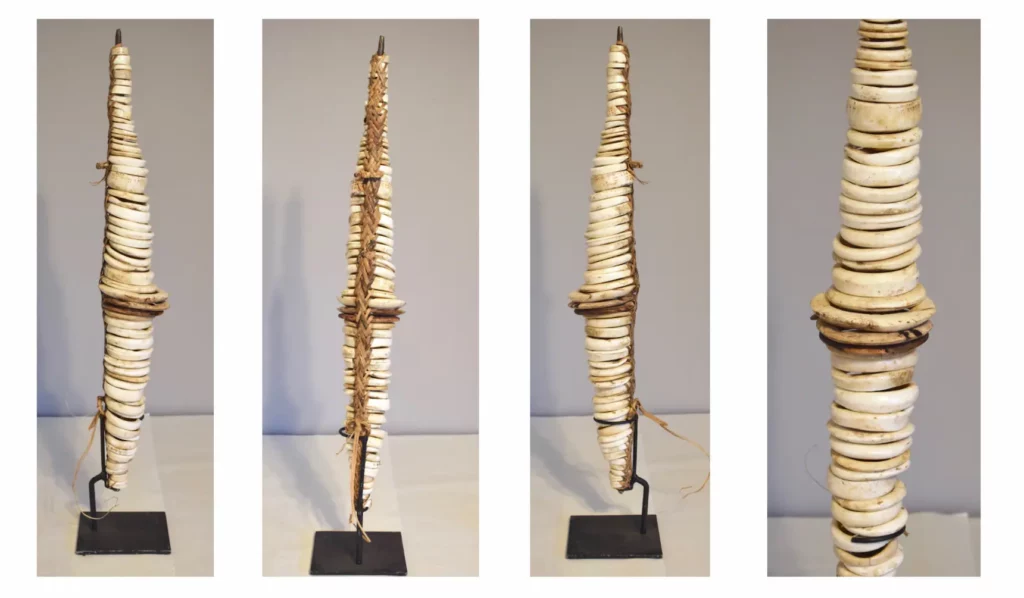 papua new guinea lumi money shell stick brides