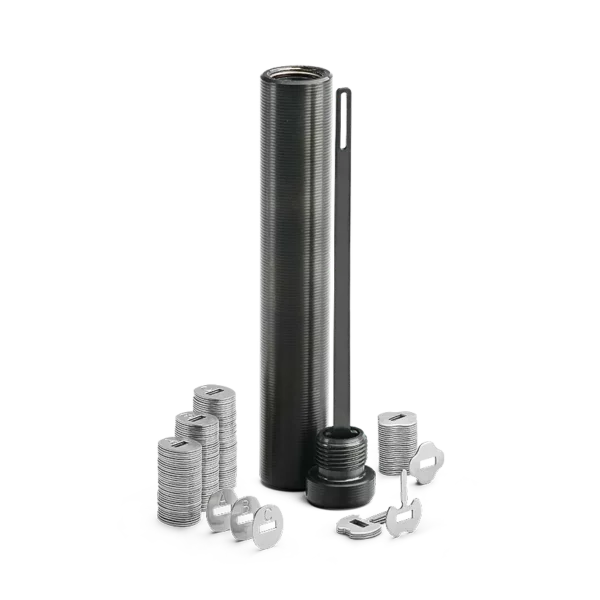 Cryptosteel Capsule Container Noir color (black)