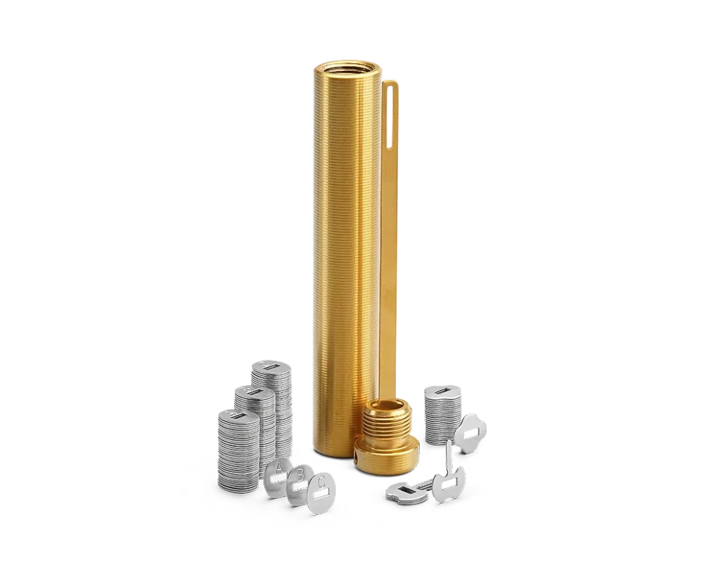 Cryptosteel Capsule Container, color Spark Yellow
