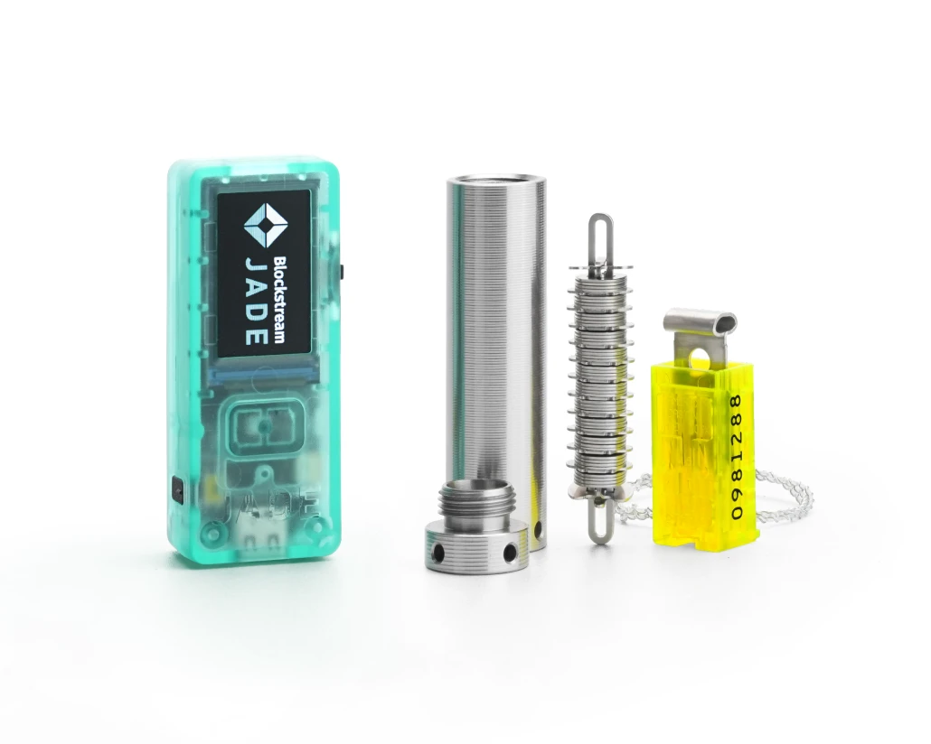 seed12 security kit seed metal backup with blockstream jade hardware wallet bundle